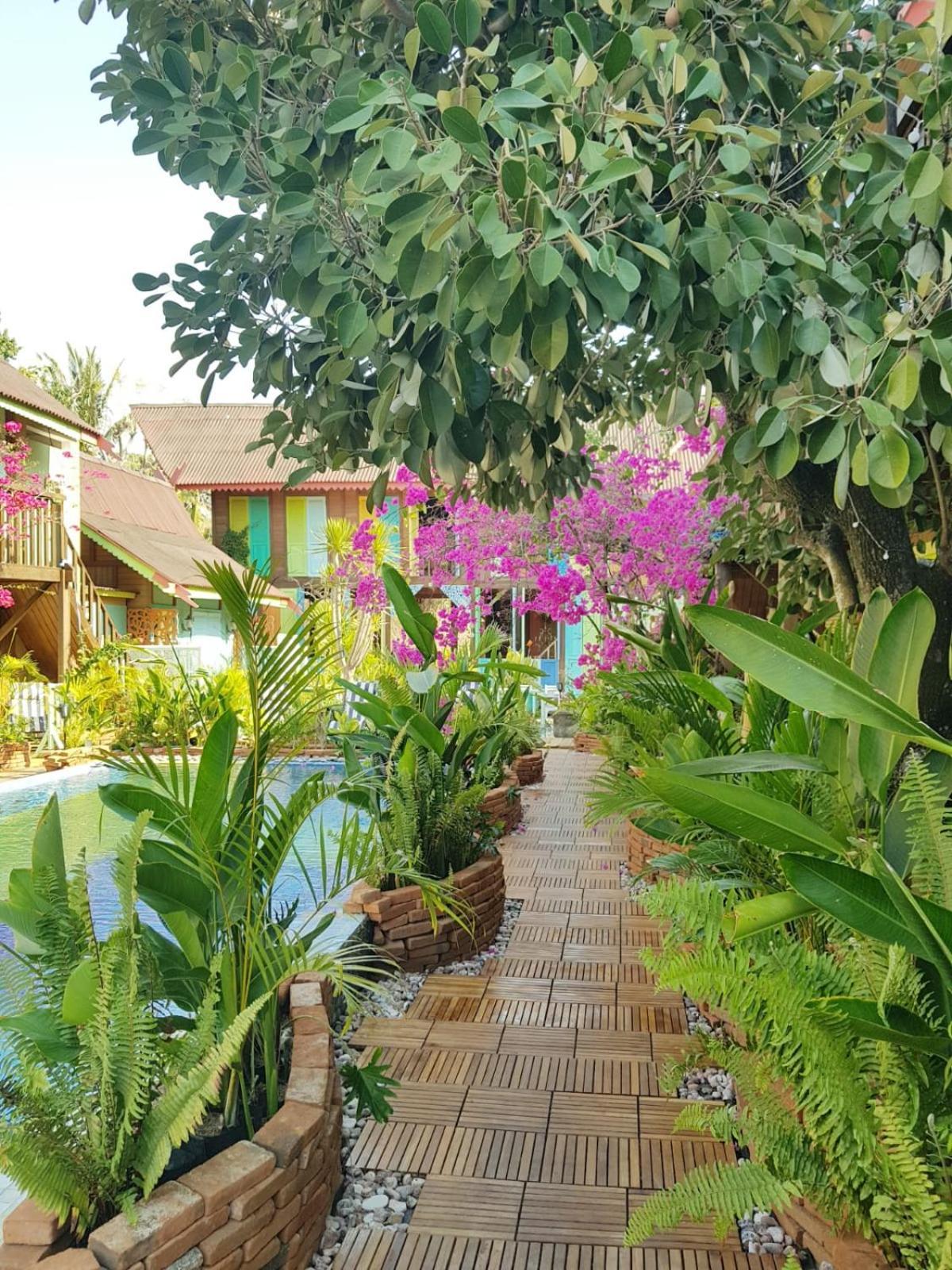 Bleu Verde, The Secret Garden - Turtle Point Beach Gili Trawangan Buitenkant foto